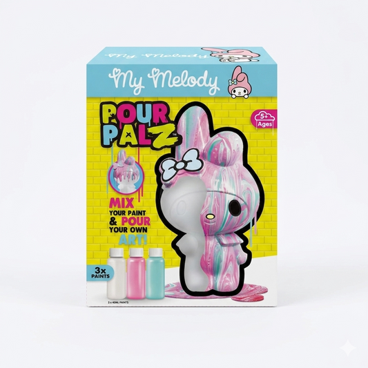 Pour Palz Sanrio Hello Kitty Large Toy – My Melody Character with Paints