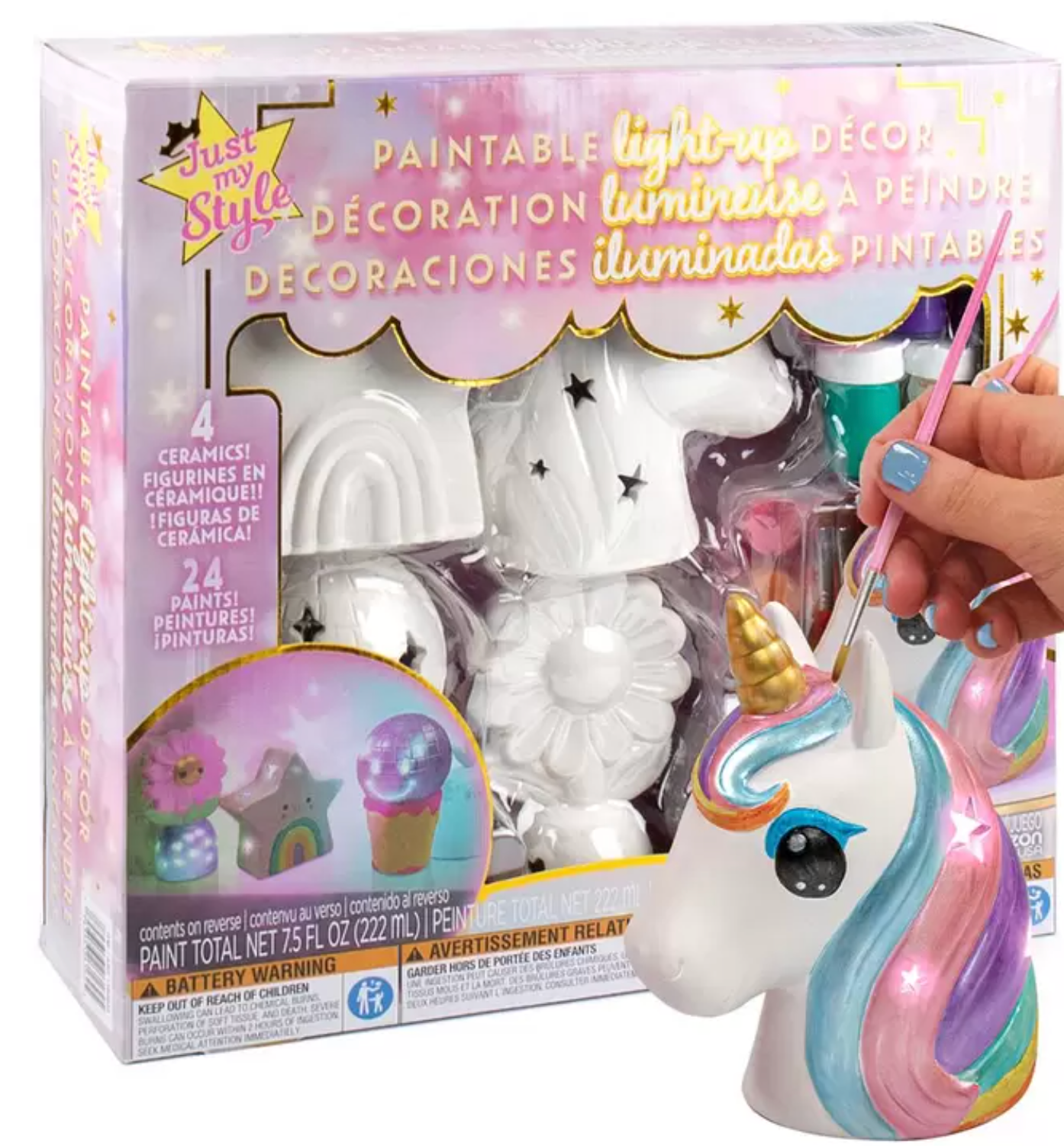 Just My Style Personalised Light Up Room Decor Unicorn