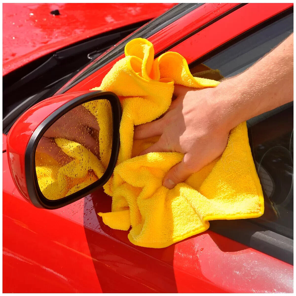 36 Kirkland Microfibre Towels Car Cleaning Plush Cloth Soft 40 x 40 cm glass