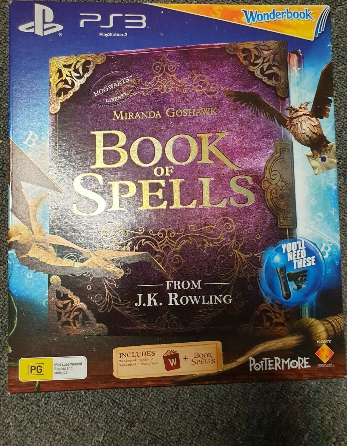 PS3 Book of Spells Game Only Brand New (requires ps move & camera)