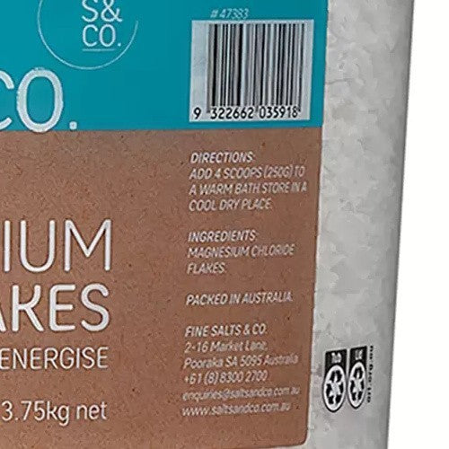 Salts & Co Pure Magnesium Bath Flakes 3.75kg