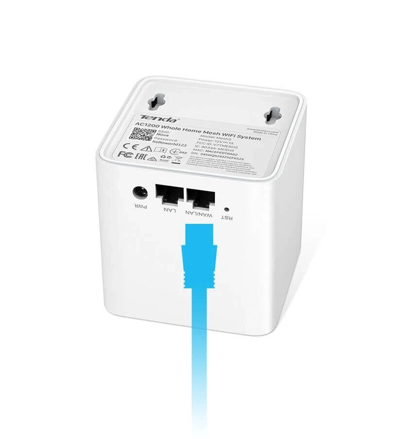 Tenda Nova MW5s Home Mesh WiFi System 3PK Dual Band Gigabit Wi-Fi Router MW5 S