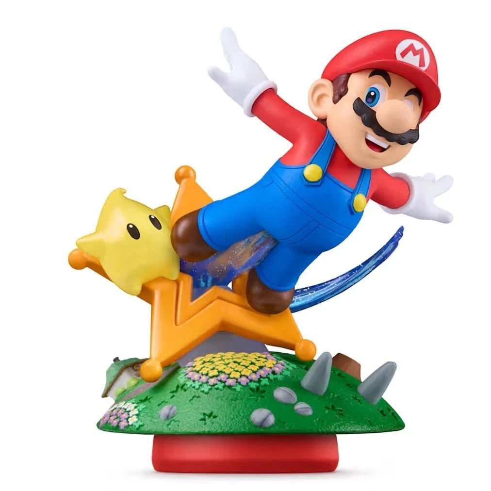 Nintendo Mario and Luma Amiibo (Super Mario Galaxy + Super Mario Galaxy 2) NEW