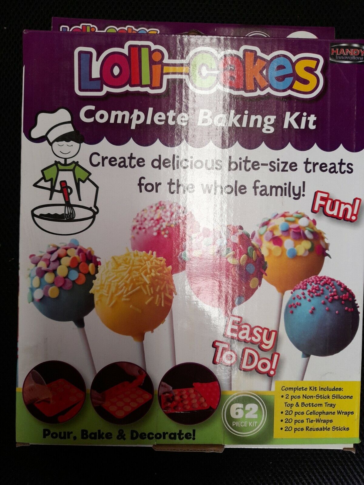 Lolli Cakes Complete Baking Kit Brand New