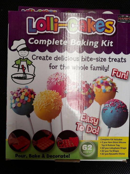 Lolli Cakes Complete Baking Kit Brand New