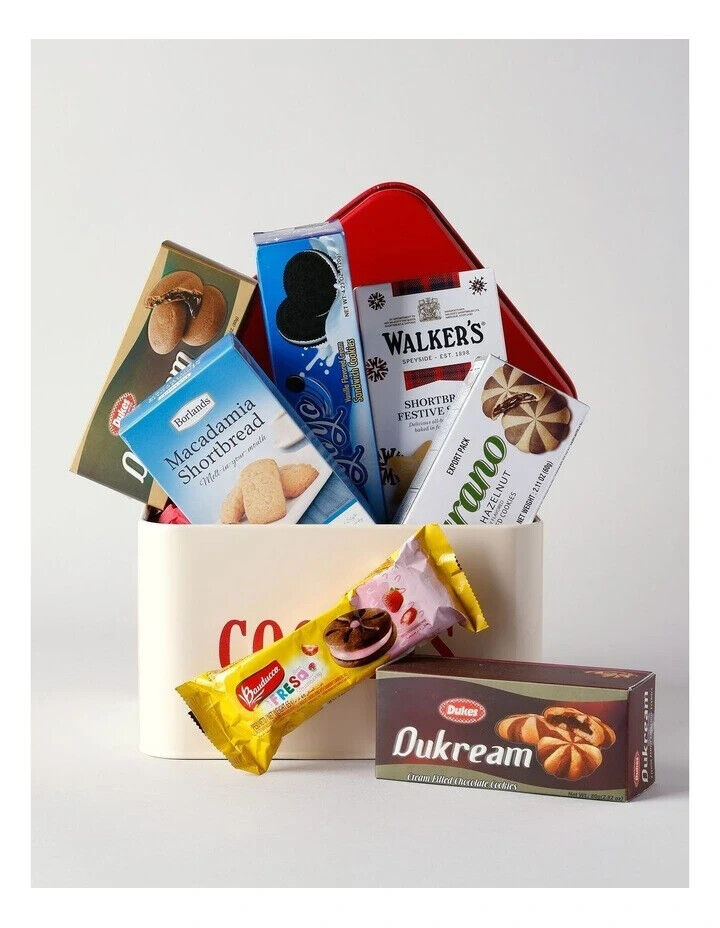 Christmas, Birthday, Anniversary, Event Cookie Tin Hamper Set - Assorted*