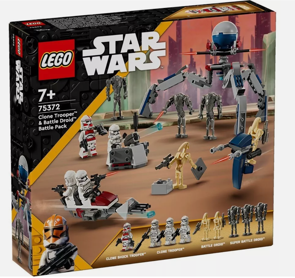 LEGO Star Wars 75372 Clone Trooper & Battle Droid Battle Pack Age 7+