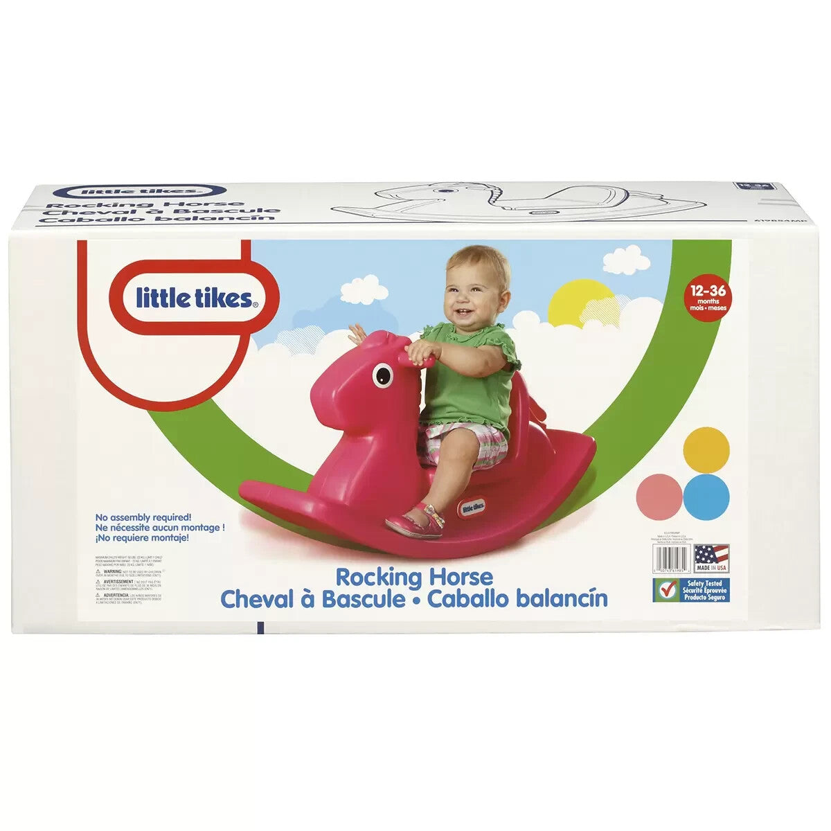 Little Tikes® Rocking Horse Magenta Toddler Ride-On Kids Toys 1-3 Years USA Made