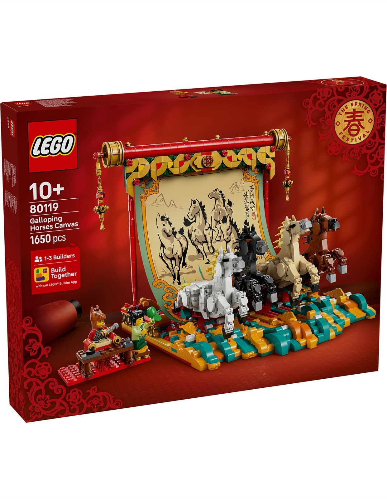 LEGO 80119 Galloping Horses Canvas  Lunar New Year CNY Year of Horse New AU