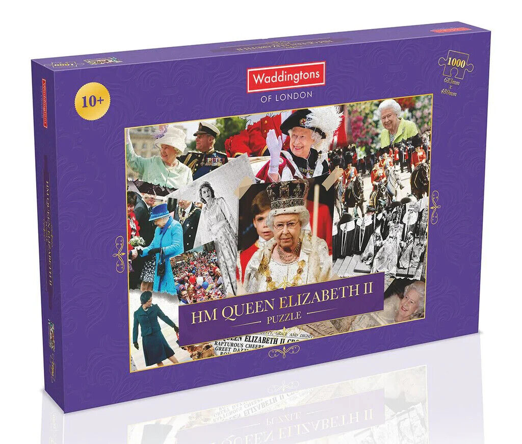 HM Queen Elizabeth II Edition QE 2 QEII 1000 Puzzle 683 x 480 mm