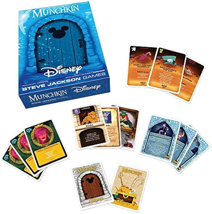 Steve Jackson Games Munchkin Disney Kids Teens Tabletop Friendly Card Game 10y+