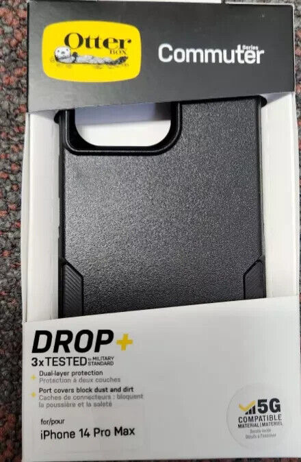 OtterBox Commuter Case Cover Phone Protection For Apple iPhone 14 Pro Max Black