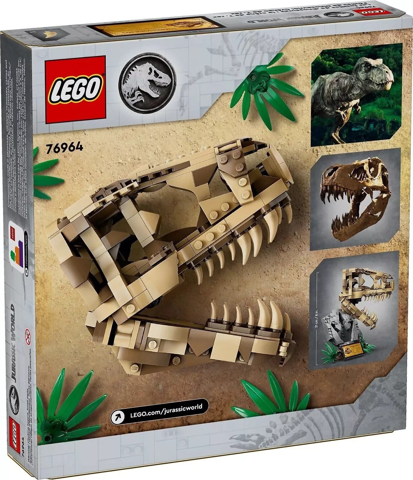 LEGO Jurassic World Dinosaur Fossils: T. rex Skull 76964 - BRAND NEW SEALED | Au