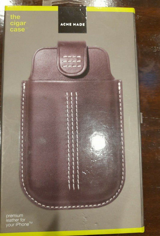 Acme Made The Cigar Premium White Leather iPhone SE 1st Gen /5/5S/4/4S Case