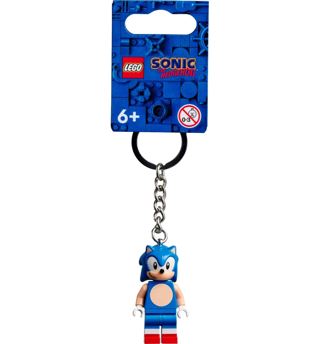 LEGO SONIC THE HEDGEHOG MINIFIGURE KEYRING 854239 KEYCHAIN KEY RING SEGA BNWT