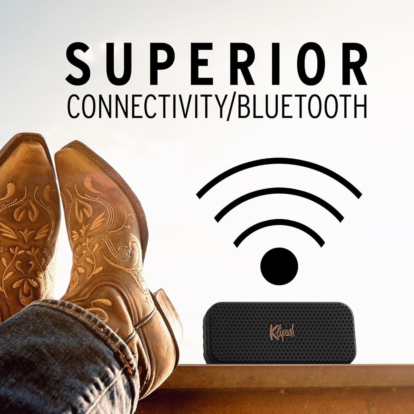 Klipsch Nashville Portable Bluetooth Dual Woofers Tweeters Speaker High Quality