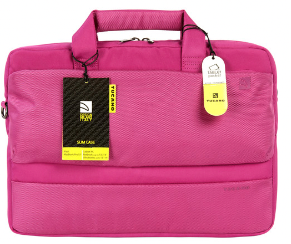 Tucano Dritta Slim Case Bag for Macbook Pro 15" BDR1314-F Pink Brand New