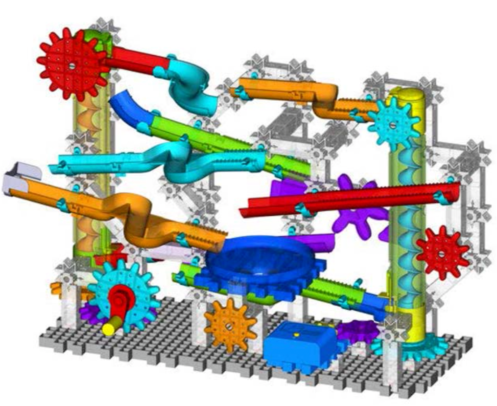 Techno Gear Marble Mania Twin Twister STEM Educational Building Kit