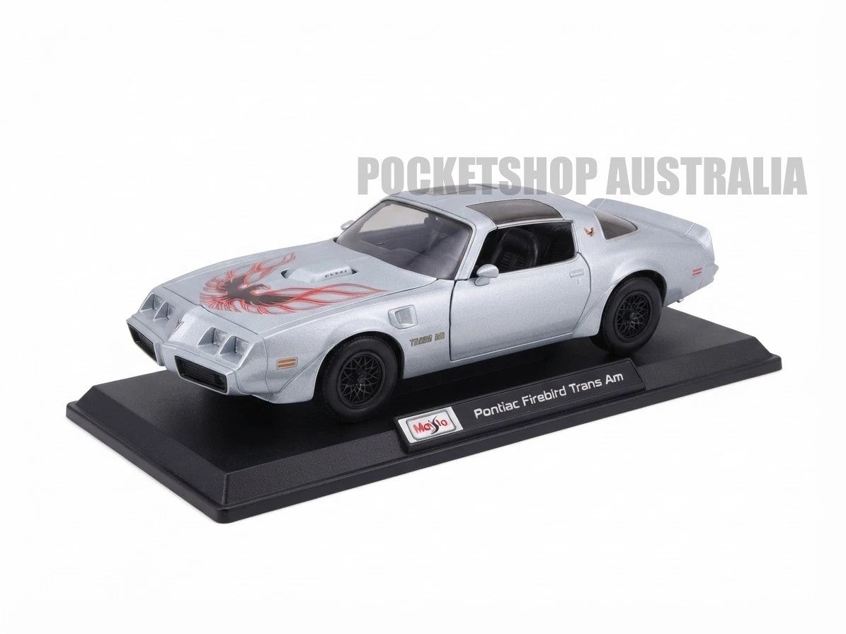 Maisto 1:18 Diecast Special Edition – Pontiac Firebird Trans Am (Silver)