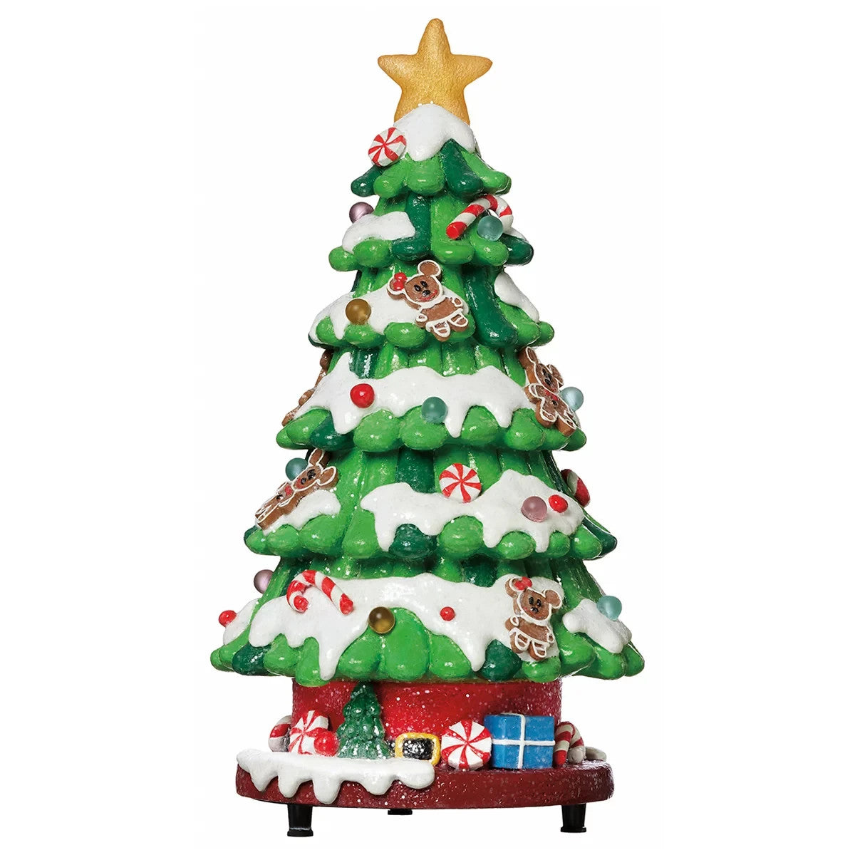 Disney Gingerbread Christmas Village 13 Piece with Lights & Music Tabletop Decor