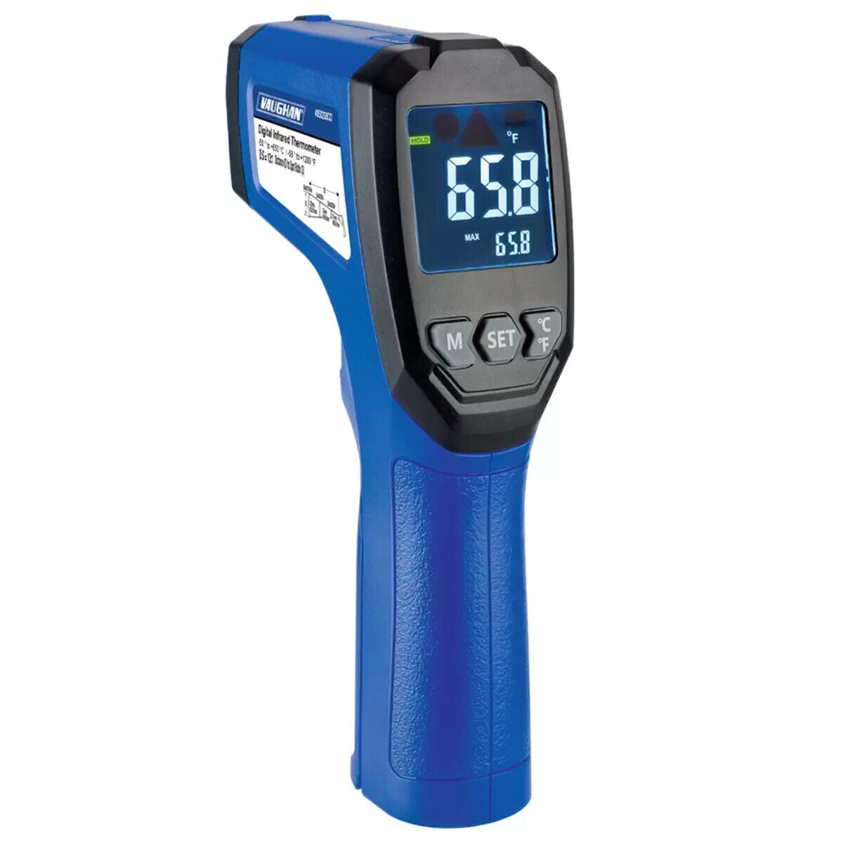 Vaughan Digital Temperature Gun Infrared Non-Contact Dot Laser Thermometer