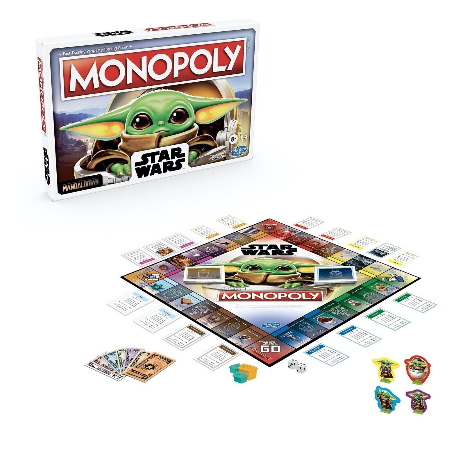 Star Wars Monopoly The Child - Star Wars the Mandalorian Monopoly set baby Yoda
