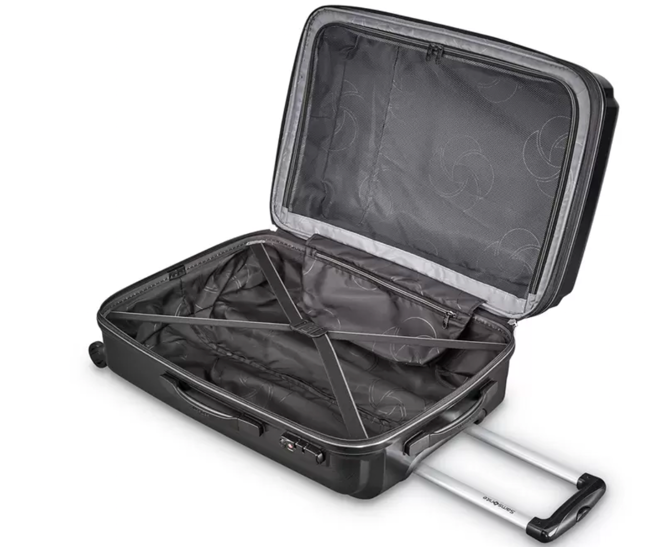 Samsonite Pivot Hub Spinner Luggage Black