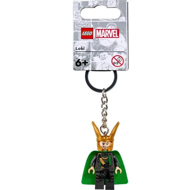 LEGO 854294 Marvel Loki Keychain/Keyring - Brand New With Tag
