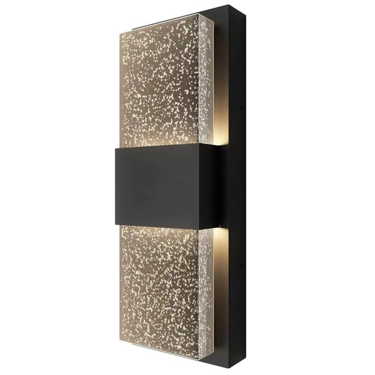 Artika Mazza Black Modern Minimalist Outdoor Waterproof Bubble Wall Light