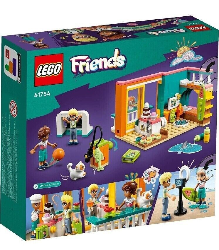 LEGO Friends Leo's Room 41754 Building Toy Set for Kids Aged 6+; Comes with 2 Mi