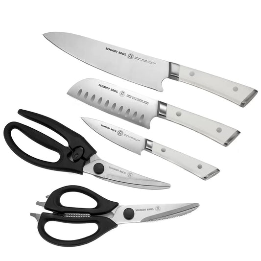 Schmidt Brothers Knives and Shears 5 Piece Set Black