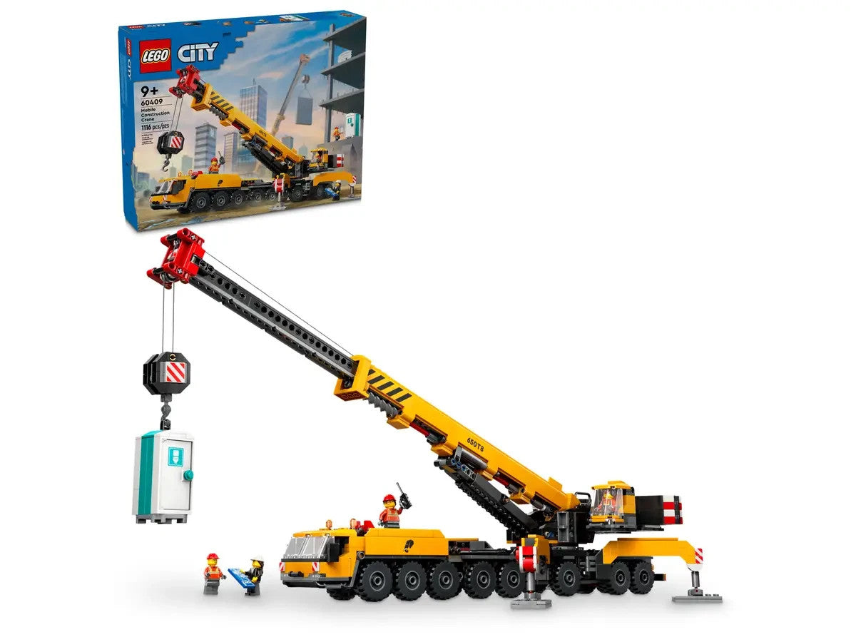 LEGO City 60409 Yellow Mobile Construction Crane