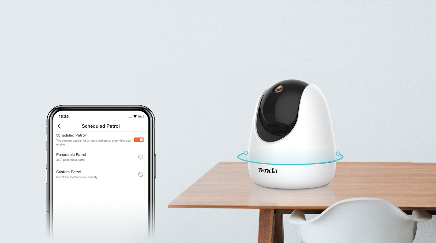 Tenda CP3 Full HD Security WI-FI Camera Night Vision Pan Tilt Baby Pet