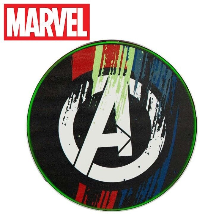 Marvel Avengers 10W QI Wireless Mobile Phone Charging Pad USB Charger