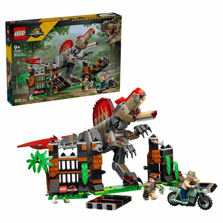 LEGO 77982 Jurassic World – Spinosaurus Dinosaur Escape