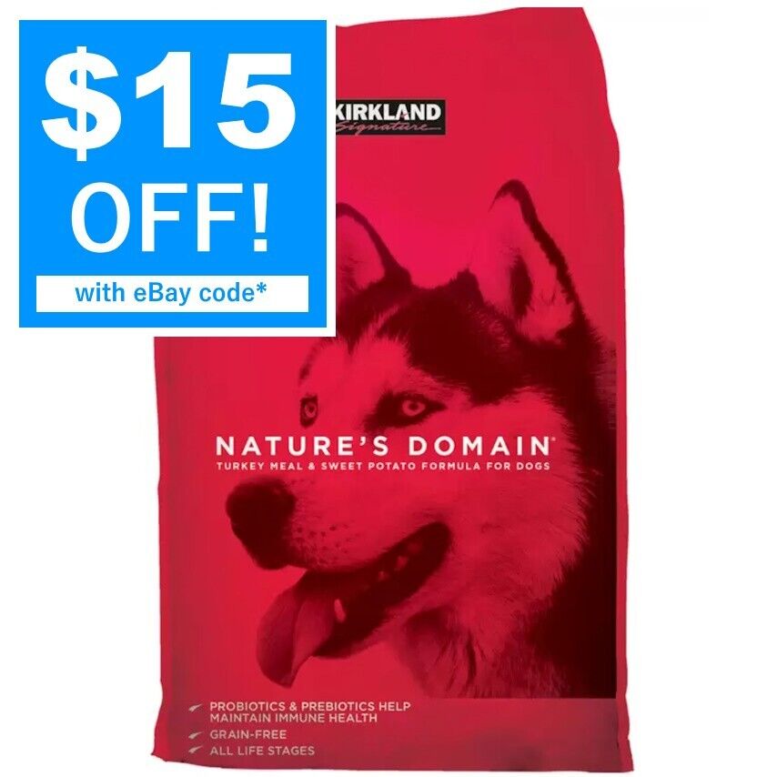 Kirkland Nature's Domain Turkey Meal and Sweet Potato Formula Dog Food 15.87Kgs