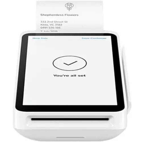 Square All In One Payment Terminal Card Reader With 20 Rolls Receipt Paper Wi-Fi