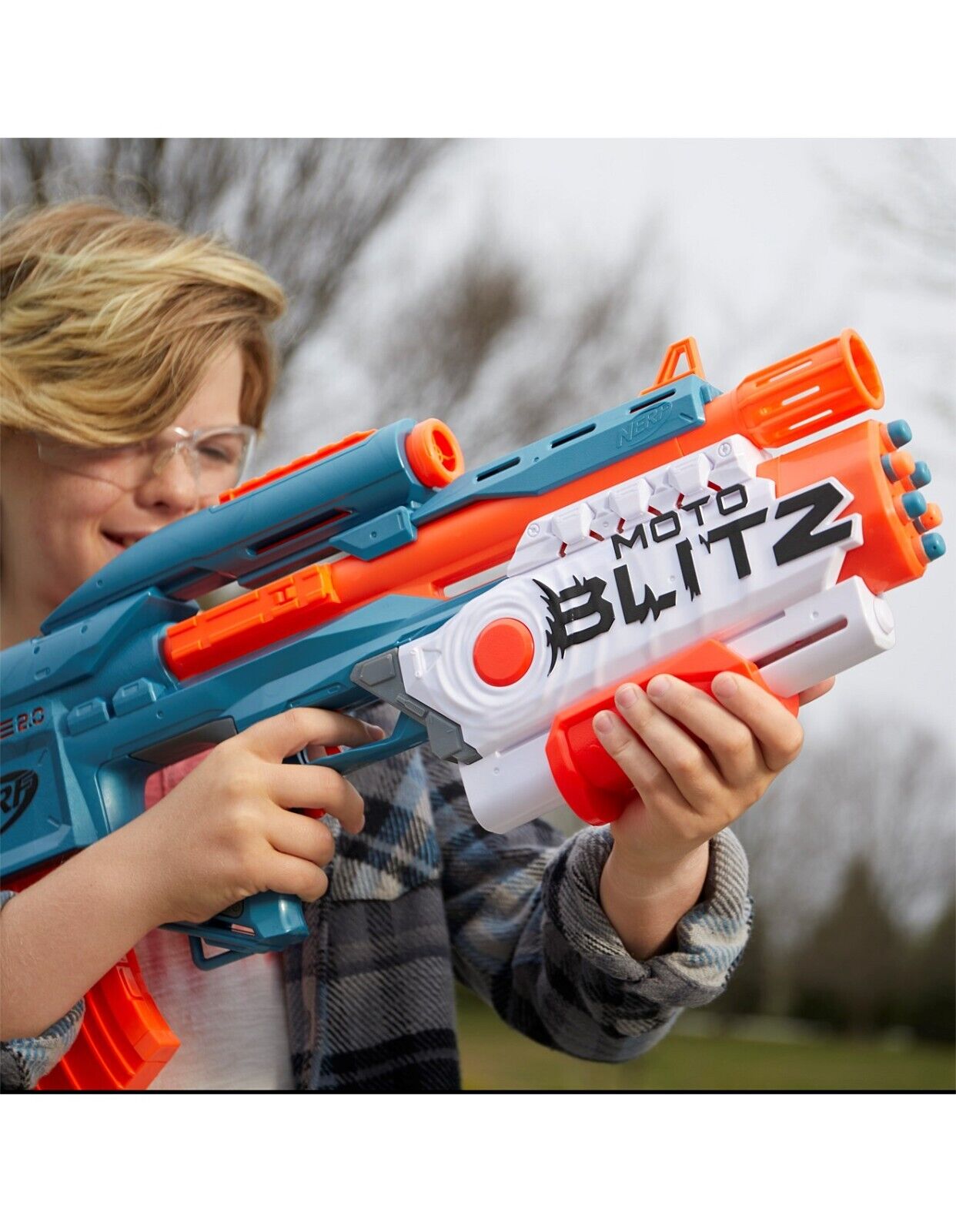 Nerf Elite - 2.0 Motoblitz CS-10 Blaster Ages 8+ Brand New with 22 Bullet