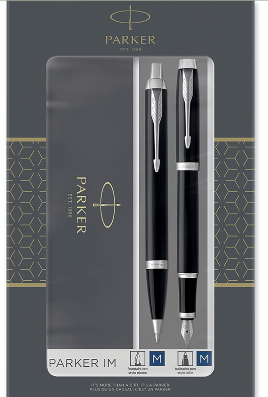 Parker IM Duo Ballpoint Fountain Pen Gift Set