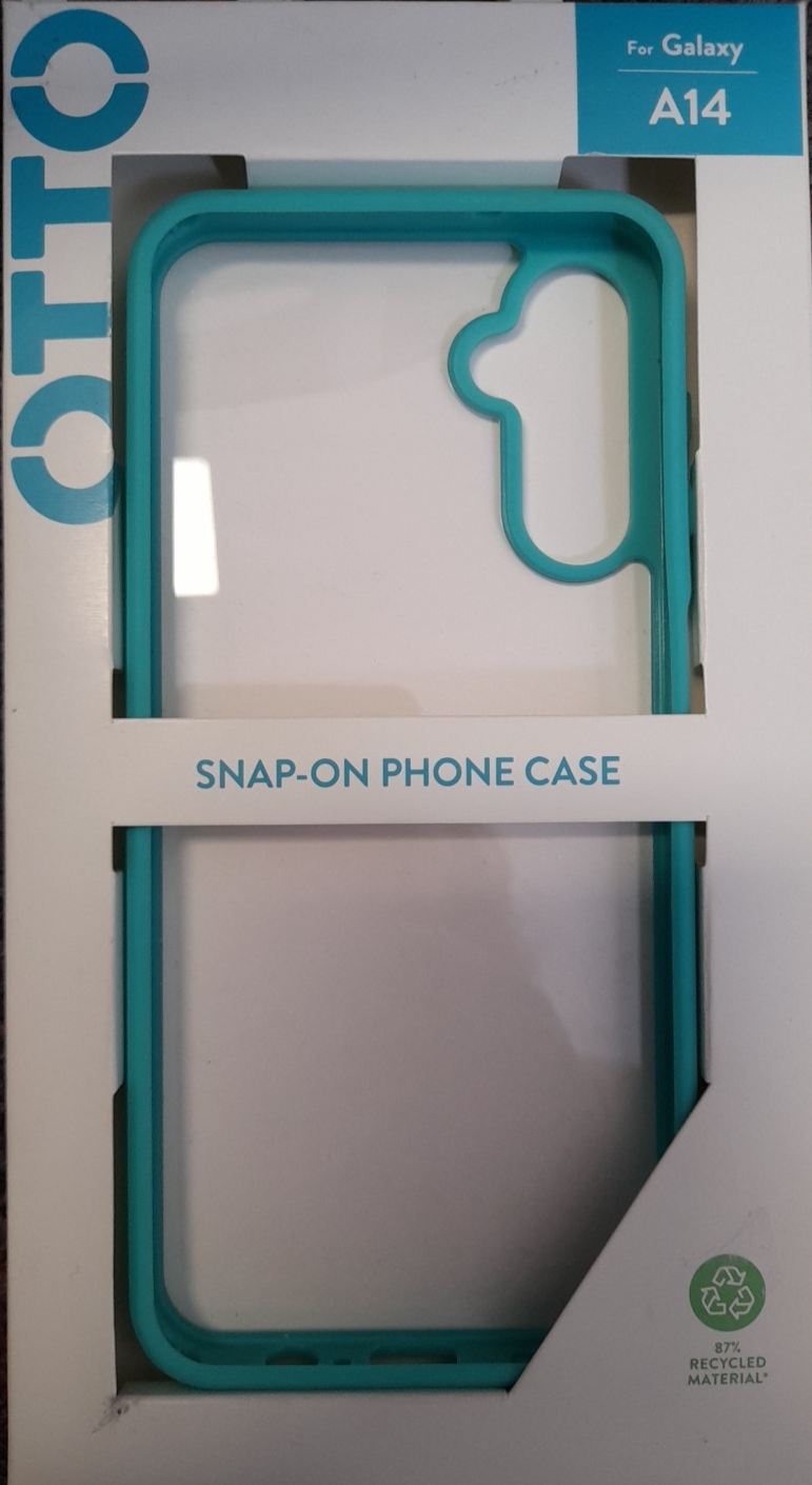 Otto Snap On Phone Case for Samsung Galaxy A14 Green Color