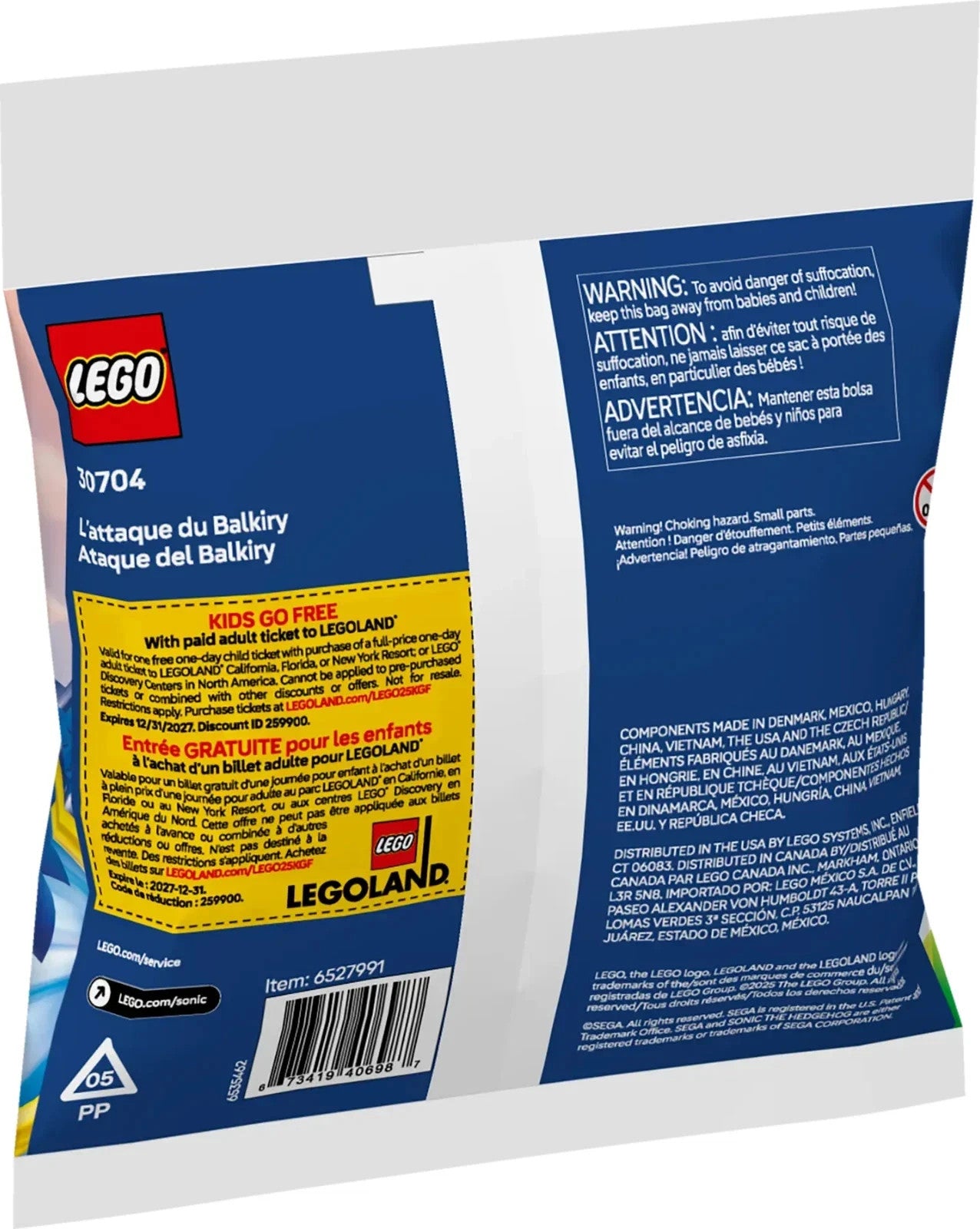 LEGO 30704 Sonic The Hedgehog Balkiry Attack Clucky Bird Video Game Gift Idea