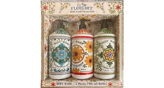 La Tasse Florence Body Wash - 3 Plastic Bottles (946 mL)
