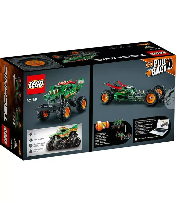 LEGO 42149 Technic Monster Jam Dragon Brand New Sealed