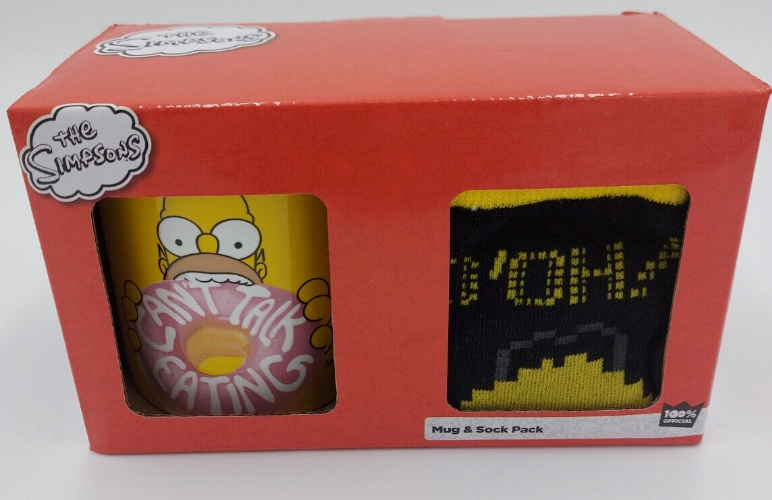 The Simpsons Mug And Sock Pack in Box