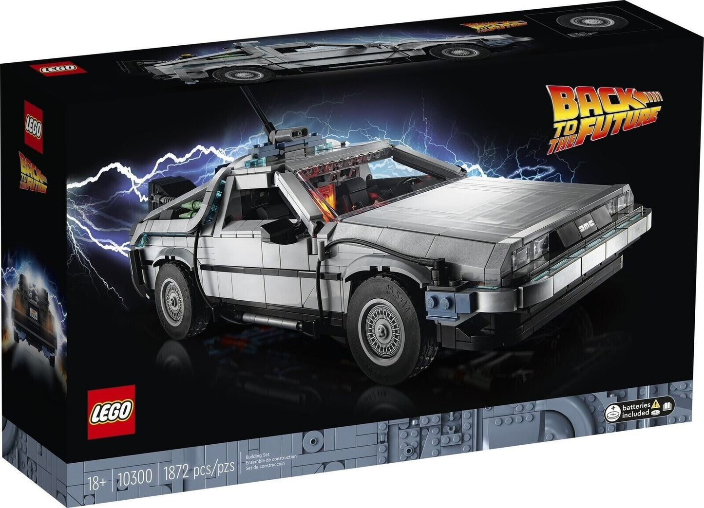LEGO 10300 Icons Back to the Future Time Machine BRAND NEW SEALED Outatime