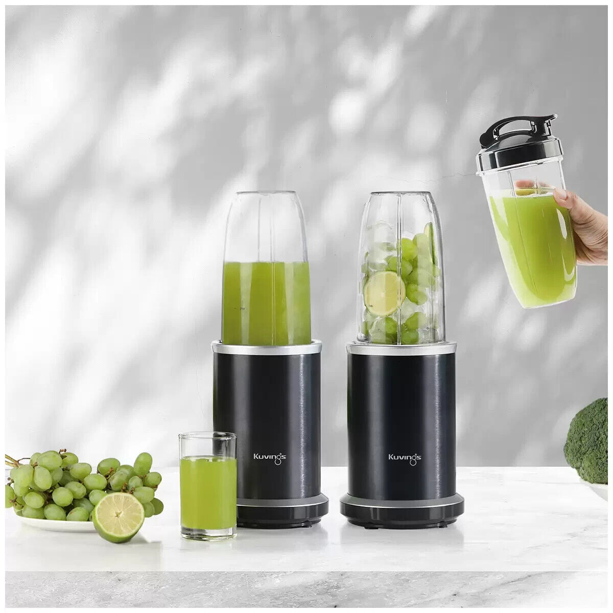 Kuvings Personal Kitchen Electric Nutri Smoothie Drink Blender - Black 1000W