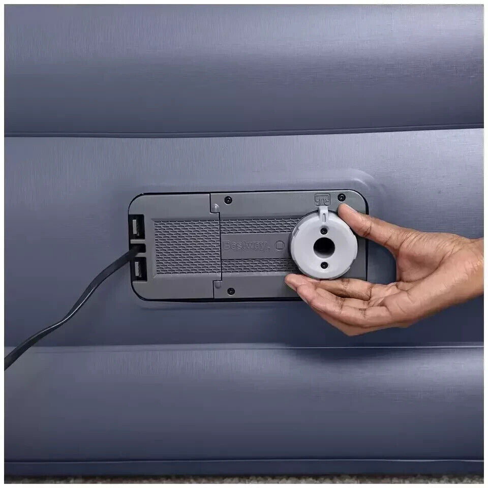 Bestway Tritech Queen Airbed With SleekFlow Headboard + Built In AC Pump