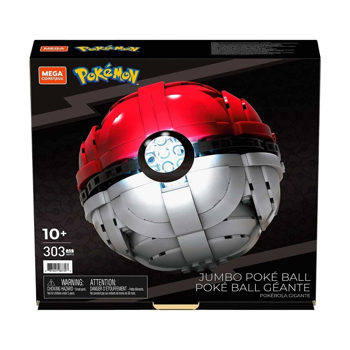 MEGA Pokemon Jumbo Poké Ball Buildable 304 Pieces