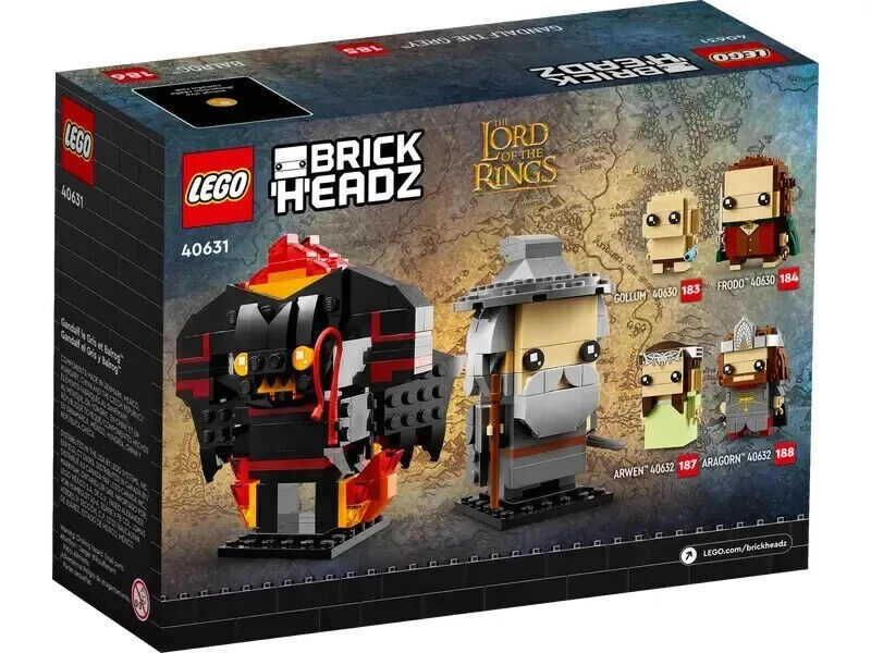 LEGO 40631 The Lord of the Rings Brickheadz Gandalf the Grey & Balrog