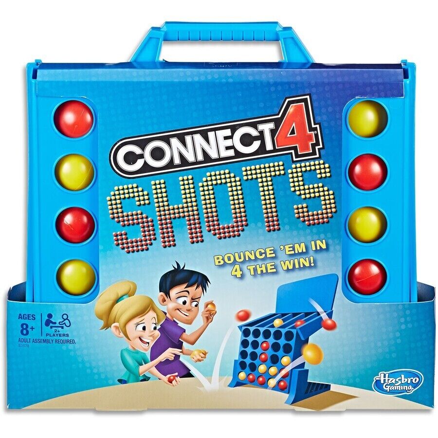 Connect 4 Shots Bounce em in 4 The Win 2+ Players Kids Board Games And Toy NEW